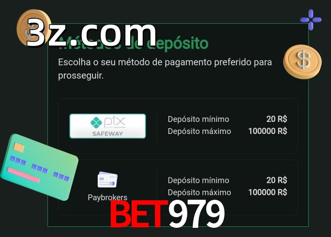 O cassino BET979bet oferece uma grande variedade de métodos de pagamento